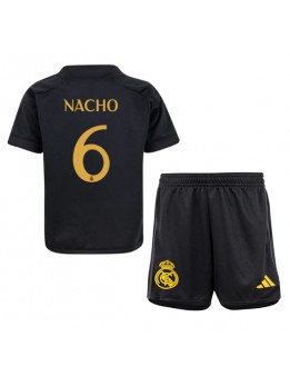 Otroški Nogometna dresi replika Real Madrid Nacho #6 Tretji 2023-24 Kratek rokav (+ hlače)